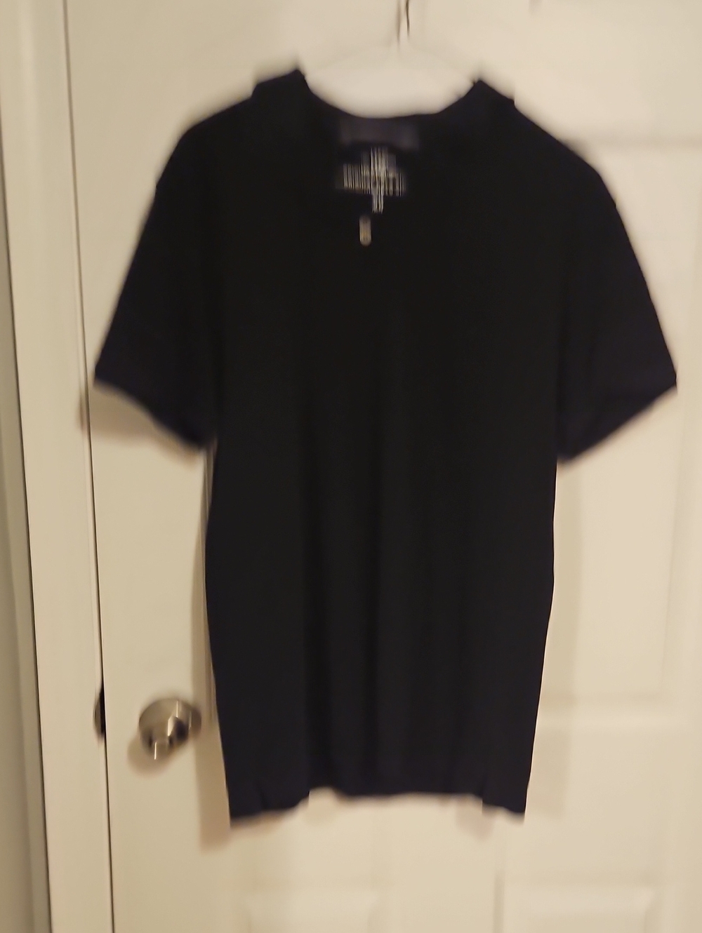 H&M Black Short Sleeve Crew Neck Tee
